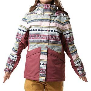 Billabong Kayla 10K Snow Jacket Aztec Size XS